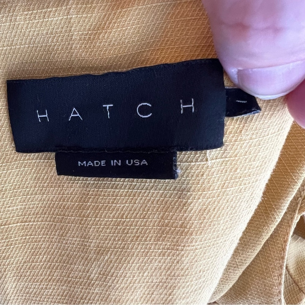 Hatch Jenna Linen Yellow Maternity Sundress size Small - Picture 4 of 6